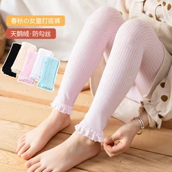 Children's cute butterfly flower anti-hook silk pantyhose summer ultra-thin student white dance socks baby mosquito socks