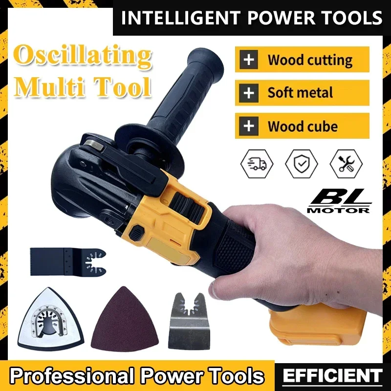 Fit Dewalt Quick Release Oscillating Tool Brushless Multi Functional Tool Renovator Electric Trimmer Compatible For 20V Battery