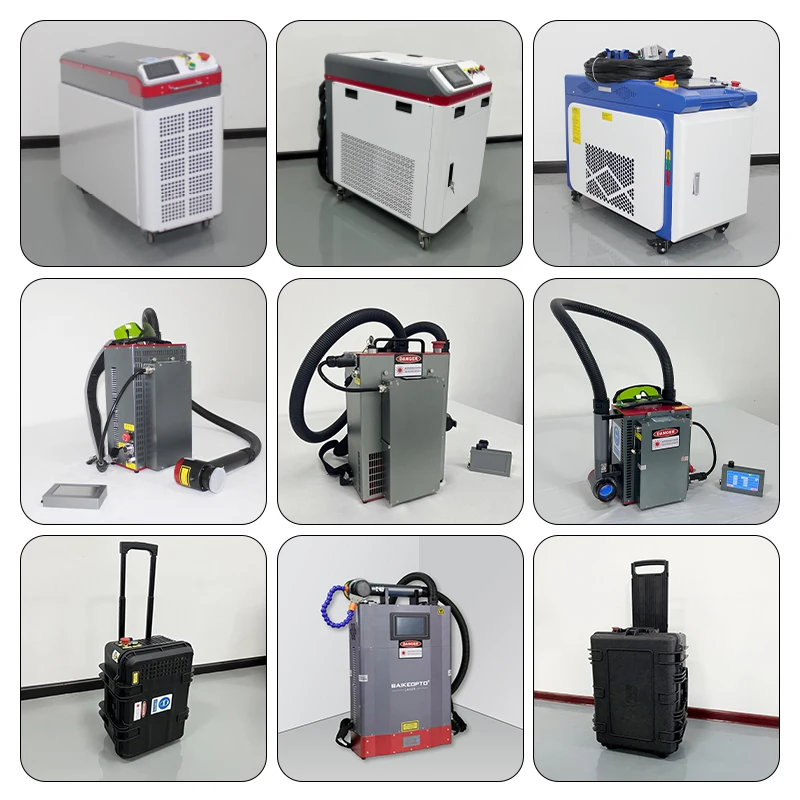 TH-FLC100SC 100W  Handheld Backpack Pulse Laser Cleaning Machine Paint Oil Rust Coating Removal Laser Cleaner