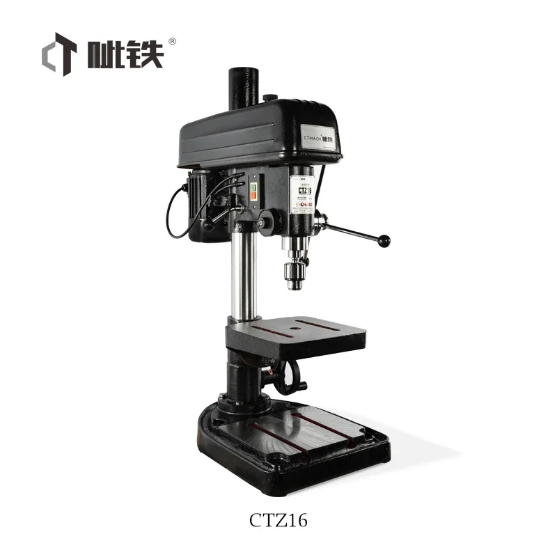 Table Drilling Machine Floor Bench Drill Press Drilling Machine Spare Parts Provided Ctz16 for Sale Durable Using Low Price 16mm