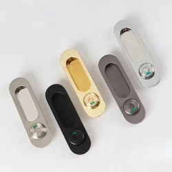 Sliding Door Lock Hook Lock Wooden Door Move Door Lock Handle Swing  Invisible Bathroom Bathroom Kitchen Balcony
