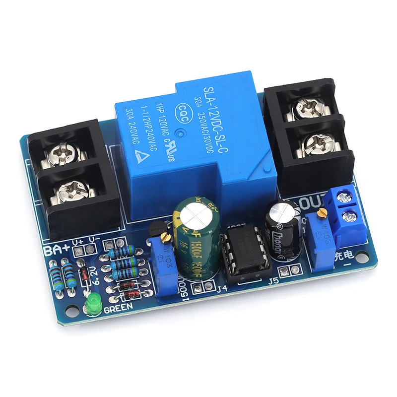 وحدة حماية البطارية DC12V 30A، شحن وتفريغ تلقائي مع التحكم في التتابع، تمنع تفريغ البطارية المفرط