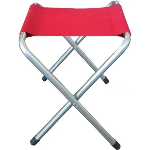 Teknor Folding Legs Stool Picnic Camping Stool Red