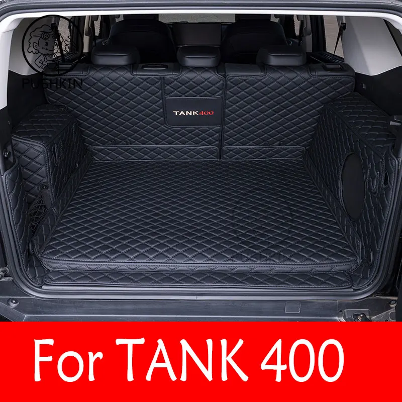 

For GWM TANK 400 2024 2025 2026 Full Set Sheet Trunk Mat Leather Durable Cargo Liner Boot Carpets Interior Cover Accessories