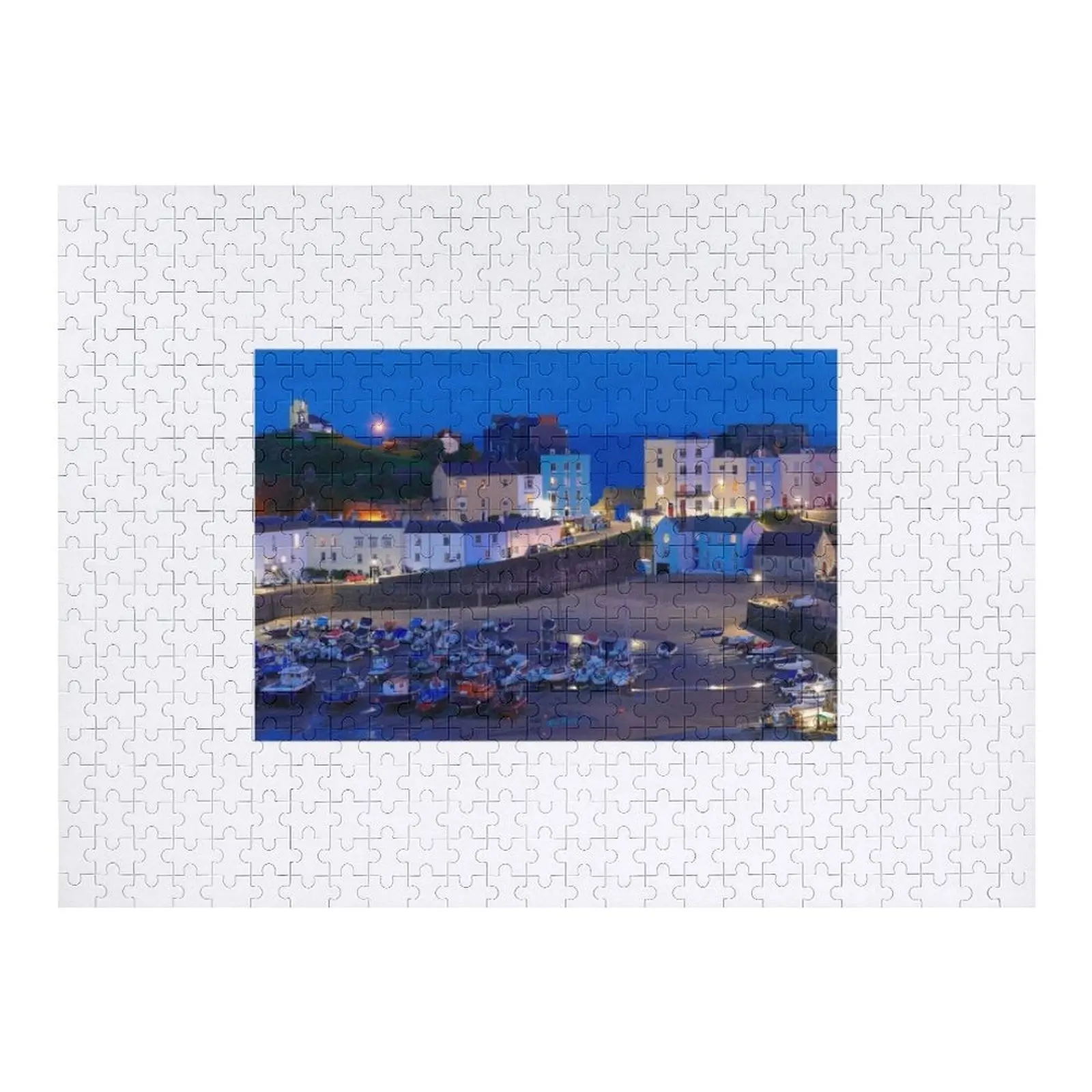 Porto tenby, país de gales quebra-cabeça de madeira nome animal brinquedo de madeira crianças decoração de madeira pinturas quebra-cabeça