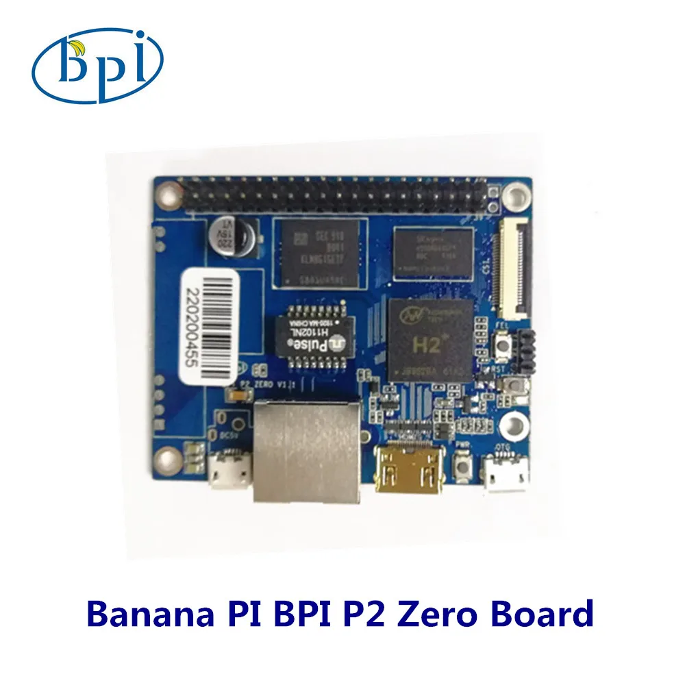 BPI P2 Zero  Cortex A7 allwinner H2+ quad core single-board computer support for IoT and smart home