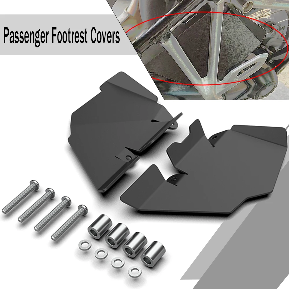 

R1200GS R1250GS Rear Seat Foot Pedal Mudguard Fender Recess Cover For BMW R1200 R 1250 GS ADV 2014-2023 Passenger Splash Guard