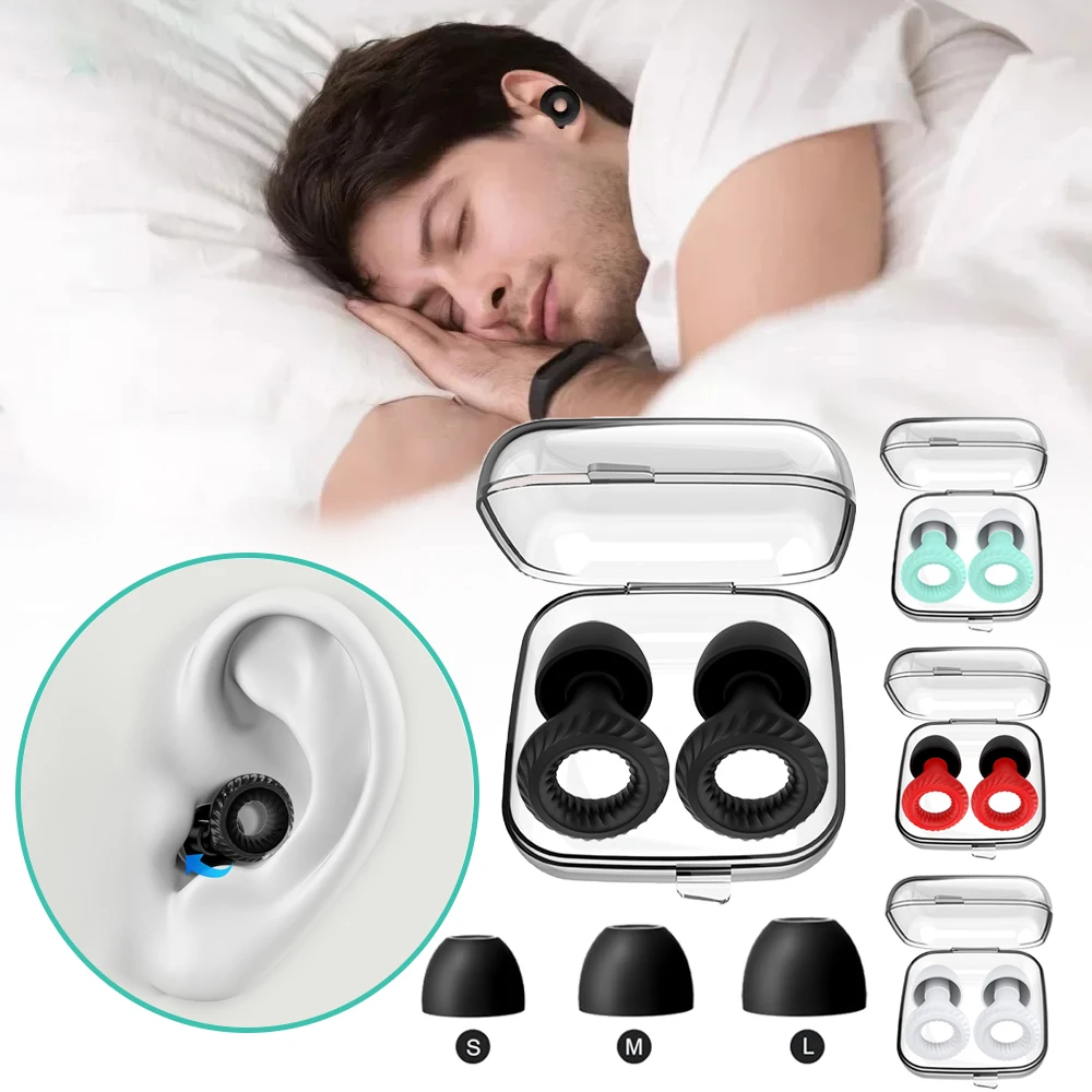 

Силиконовые звукоизоляционные беруши с шумоподавлением, подходят для сна, чувствительных людей с шумоподавлением, линия затычек для ушей