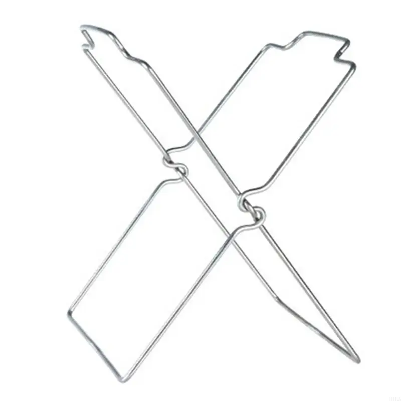 

31KA Stainless Steel Garbage Bag Shelf Home Kitchen Countertop Folding Trash Bag Hold