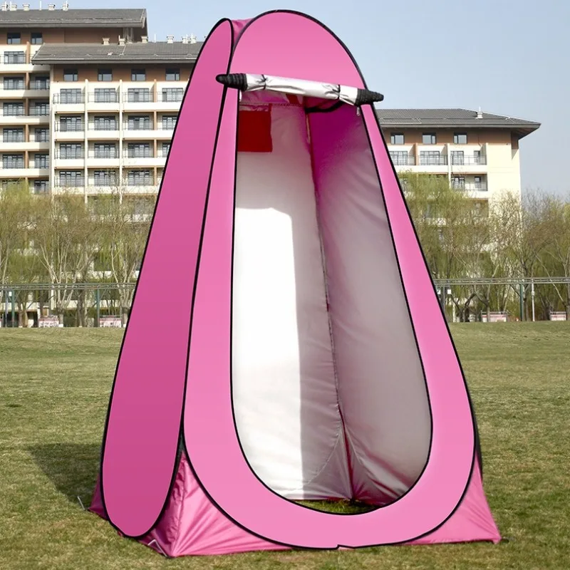 

Уличная водонепроницаемая палатка для душа, утолщенная и утепленная, однослойная, мобильный туалет, портативная складная палатка для переодевания, кемпинговый тент от солнца
