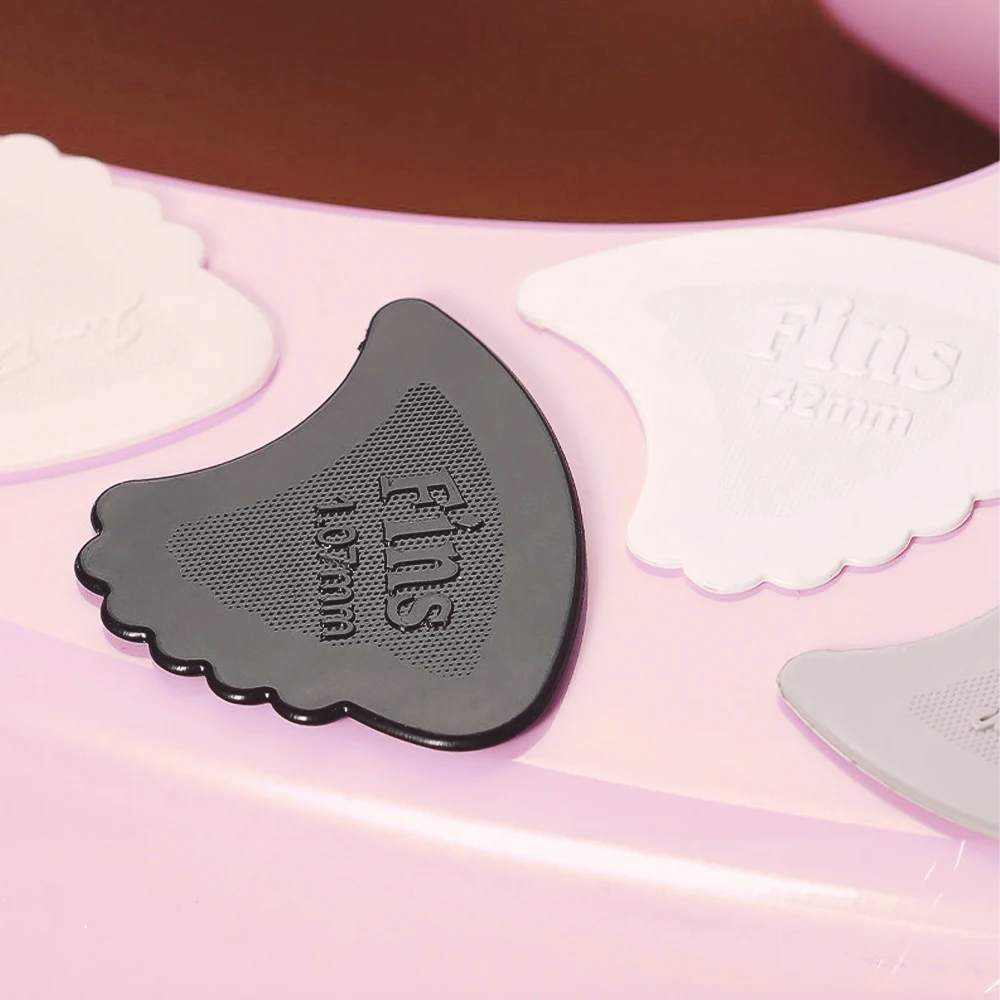 Dunlop Guitar Picks 444R Nylon Fin Pick 0.42/0.53/0.67/0.80/0.94/1.07 mm USA Original Guitar Accessories