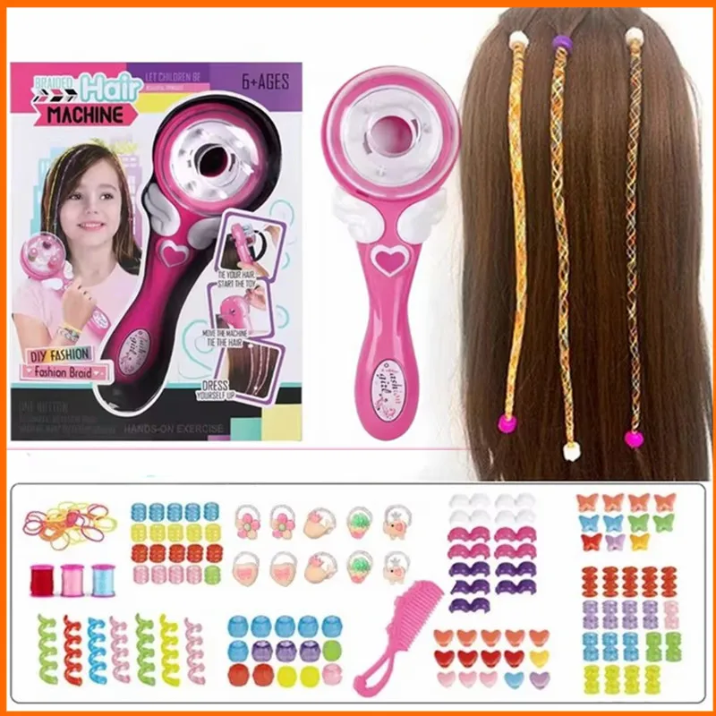 

Magical Electric Hair Braider Automatic DIY Hairstyle Braiding Machine Twist Knitting Roll Toys Hair Styling Girls Child Gifts