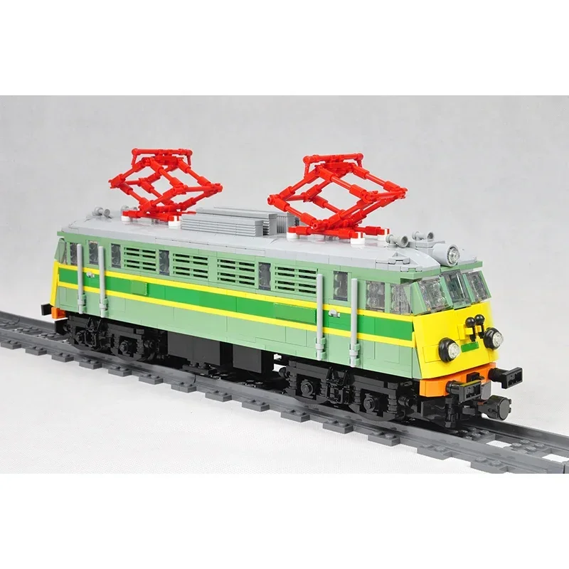 Moc Building Blocks City Service Car PKP EU07 Locomotive Model Technology Bricks DIY Assembly Popular trains in Poland Toy Gift