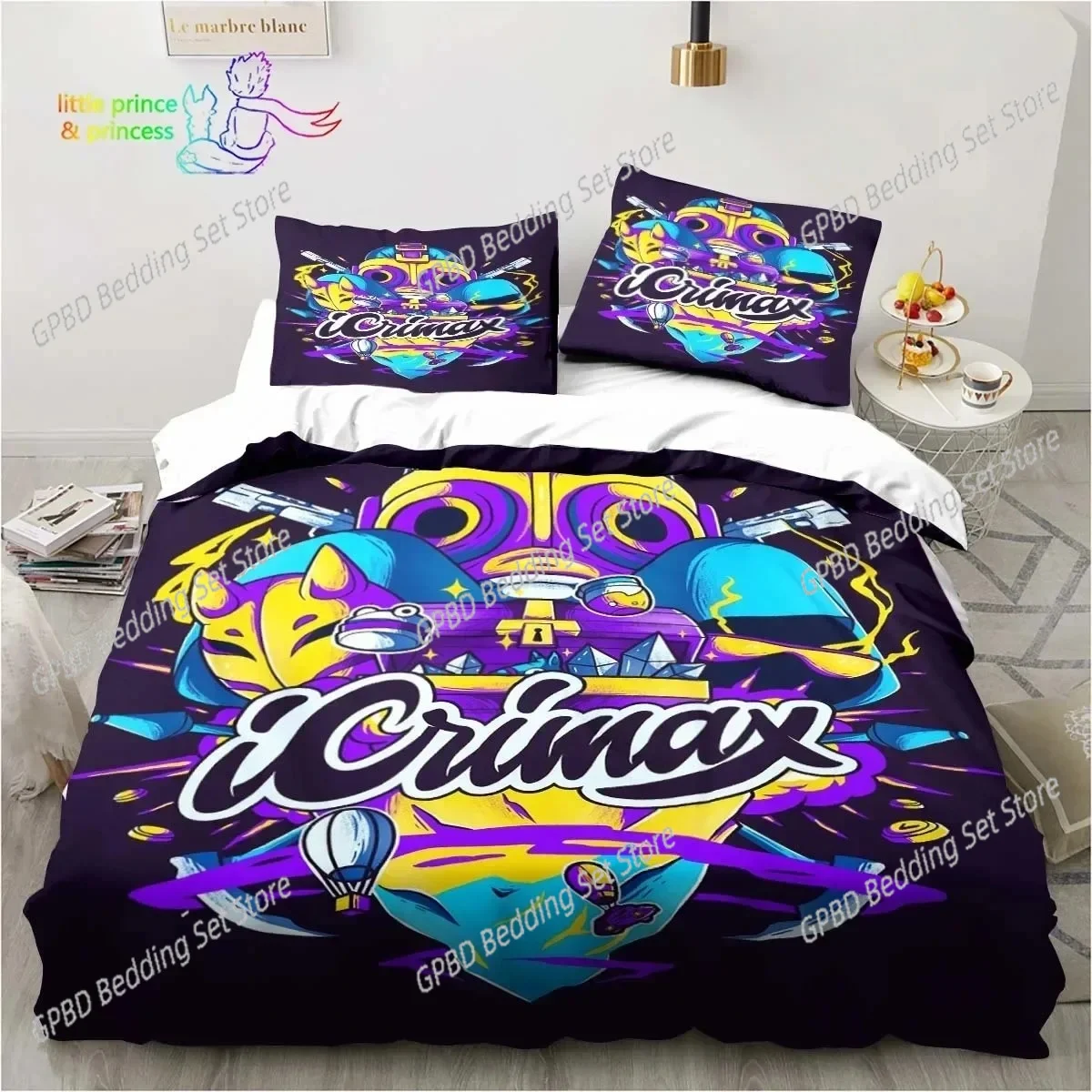 

Icrimax 3D Print Bedding Set Single Twin Full Queen King Size Bed Set Adult Kid Bedroom