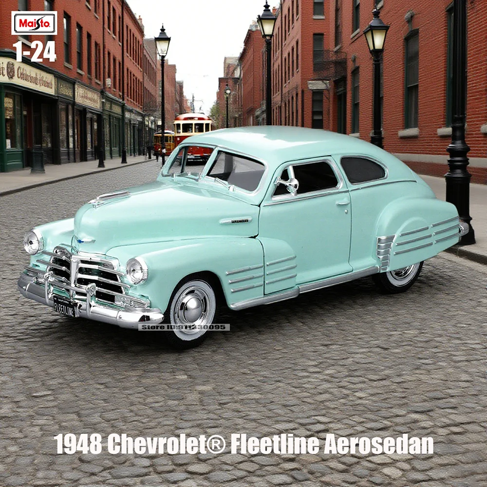 

Maisto 1:24 1948 Chevrolet Fleetline Aerosedan модель автомобиля из сплава литье под давлением статическая прецизионная модель коллекция подарочная игрушка tide play