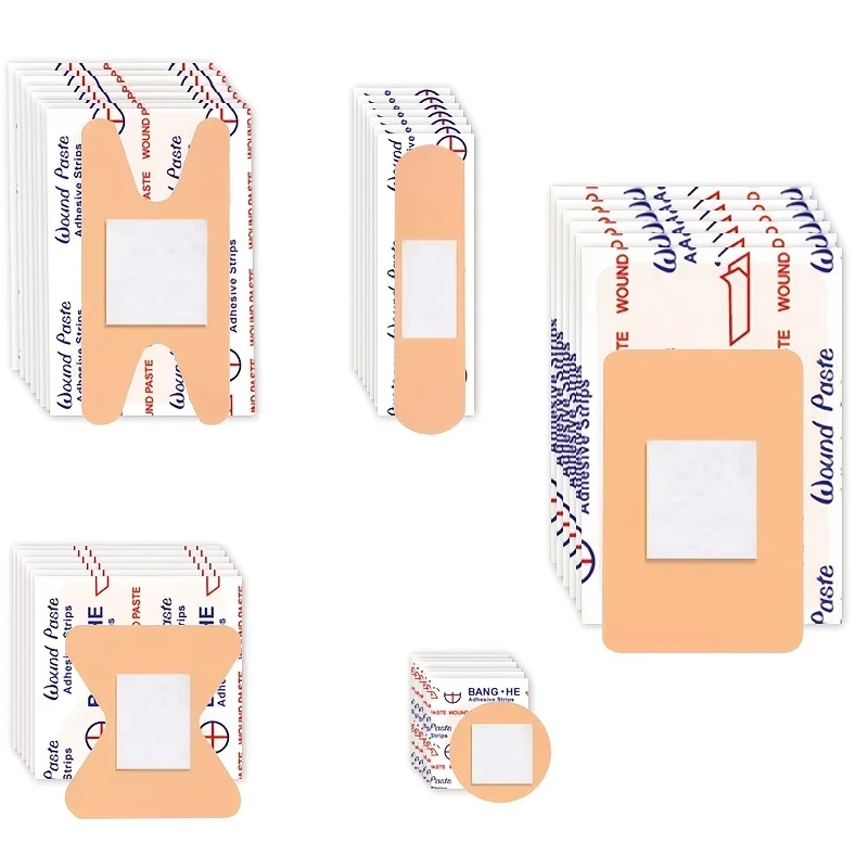 60-teiliges Mehrzweck-Verbandset – wasserdichte und flexible Notfallpflaster, ideal für die Notfallwundversorgung, auf Reisen und für den Heimgebrauch.