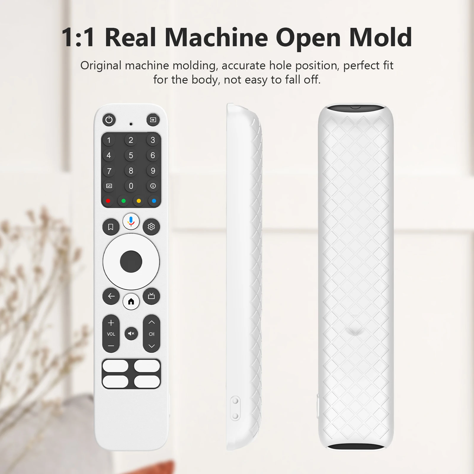 

Soft Silicone Protective Case for Homatics Box R 4K Remote Control - Non-slip Durable Dustproof Shockproof Cover Shell