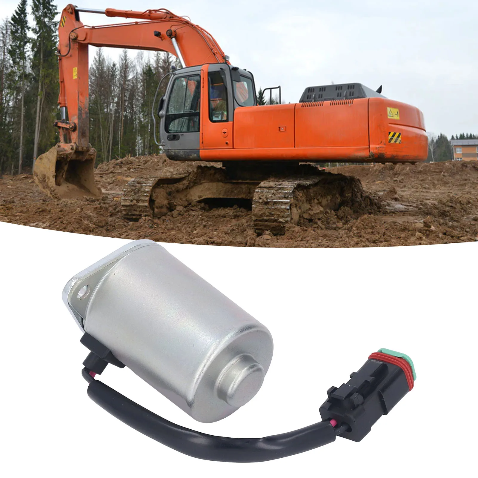 Excavator Rotation Solenoid Valve Professional Stable Performance Electric Solenoid Valve 4I 5674 for CAT Swing Solenoid Valve