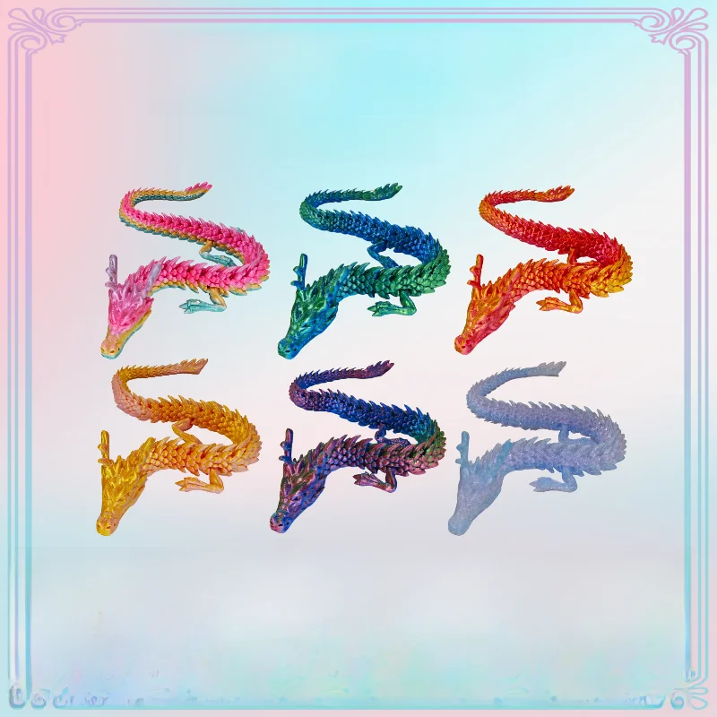 

3D печатная модель игрушки дракона, соединительное креативное украшение, подарок, детская игрушка, коллекционное яйцо дракона, кукла-животное, Reatic Si...