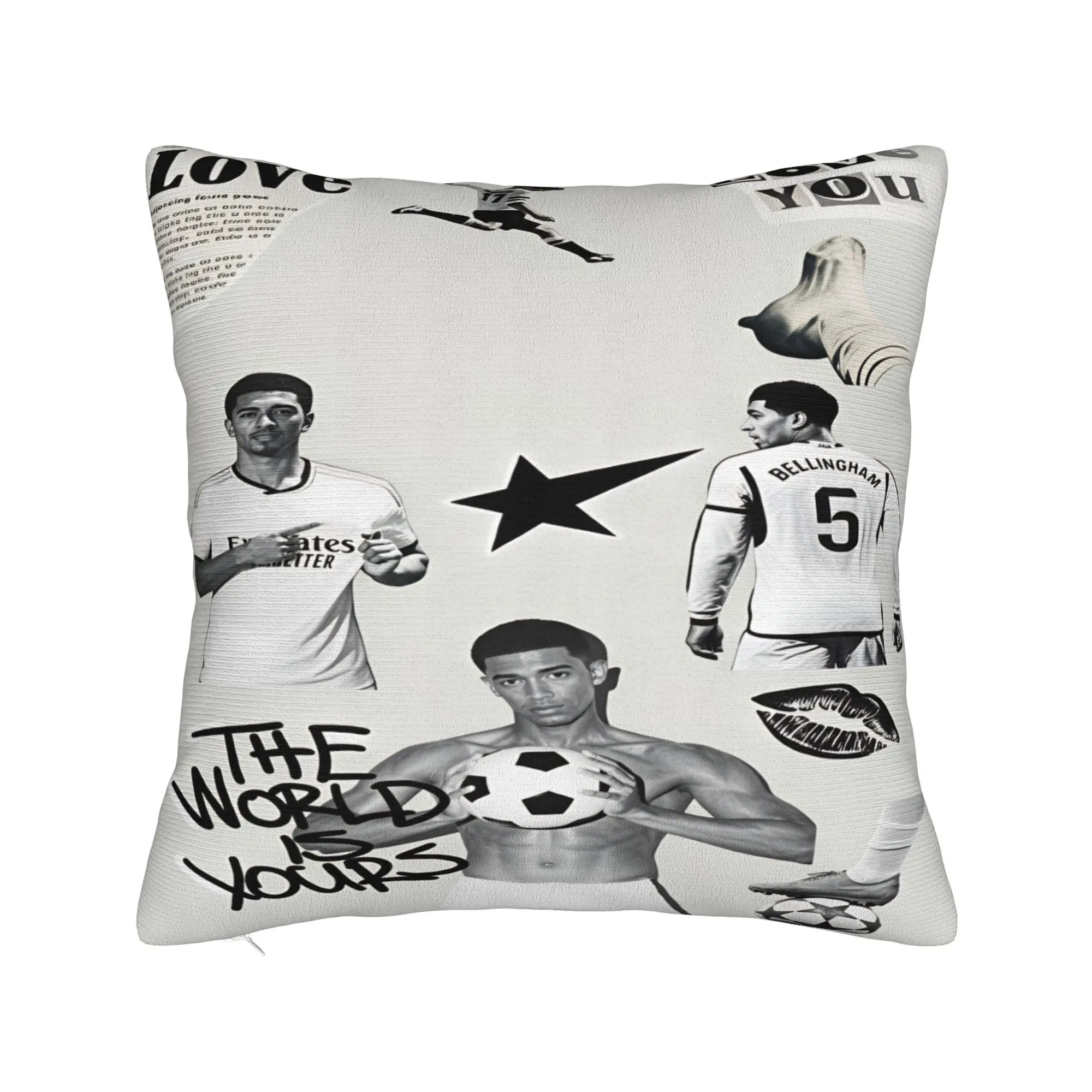 Bellinghams England Football Pillow Case  Fashion Pillow Cover Design Pillowcases For Living Room Bed Chair