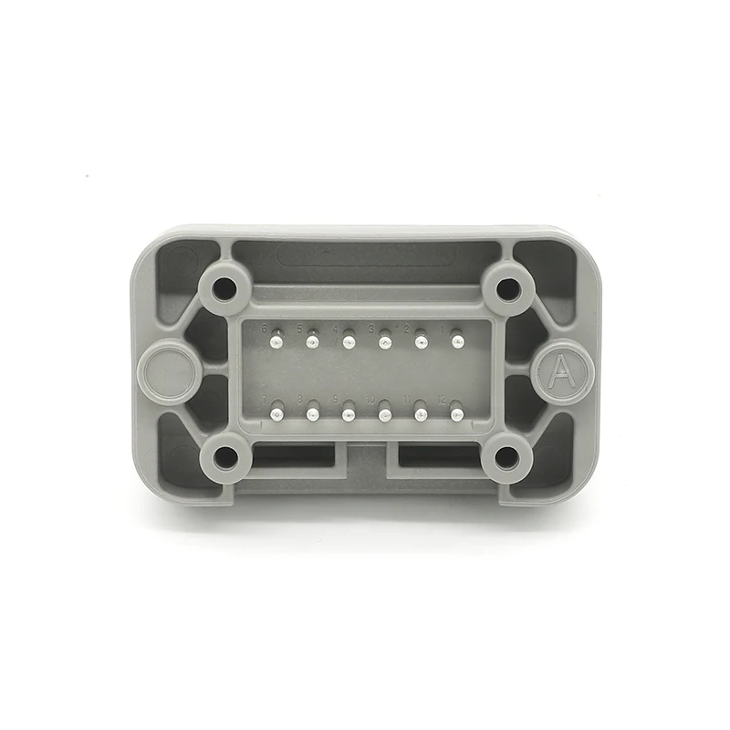 

DT15-12P DEUTSCH type PCB straight pin 12pin socket Car circuit board automotive waterproof connector