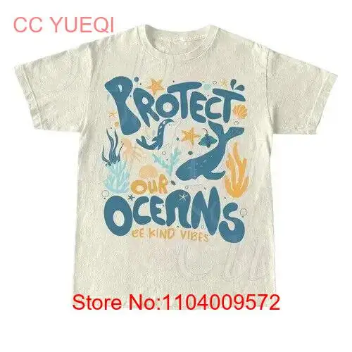 Protect Our Oceans 90s Tattoo Sea Animal Tshirt, Retro Ocean Nature Shirt,