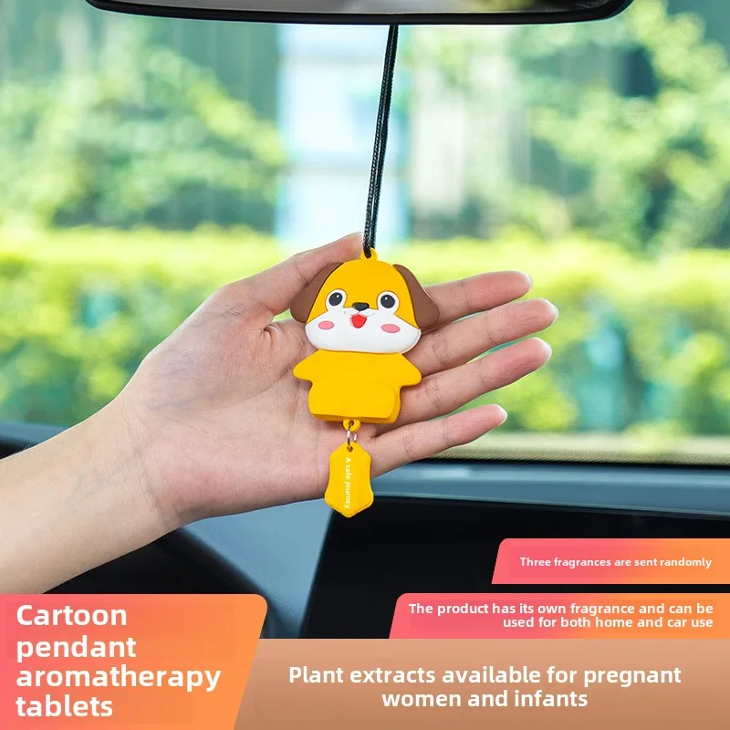 

Car aromatherapy fragrances Car perfume odor removal aromatherapy rearview mirror pendant ornament