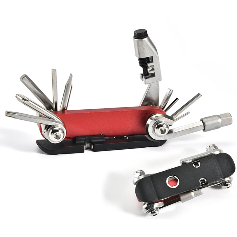 

14 in 1 Bicycle Repair Tool Multifunction MTB Road Bike Tools Stainless Steel Torx Hex Wrench Screwdrivers Maintain Tool BC0617