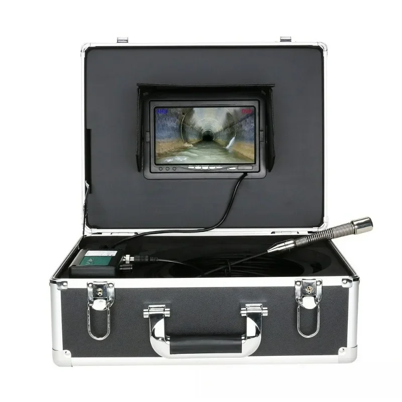 20M-150M 1080P Black Cable 23mm IP68 Waterproof Sewer Inspection Camera 7
