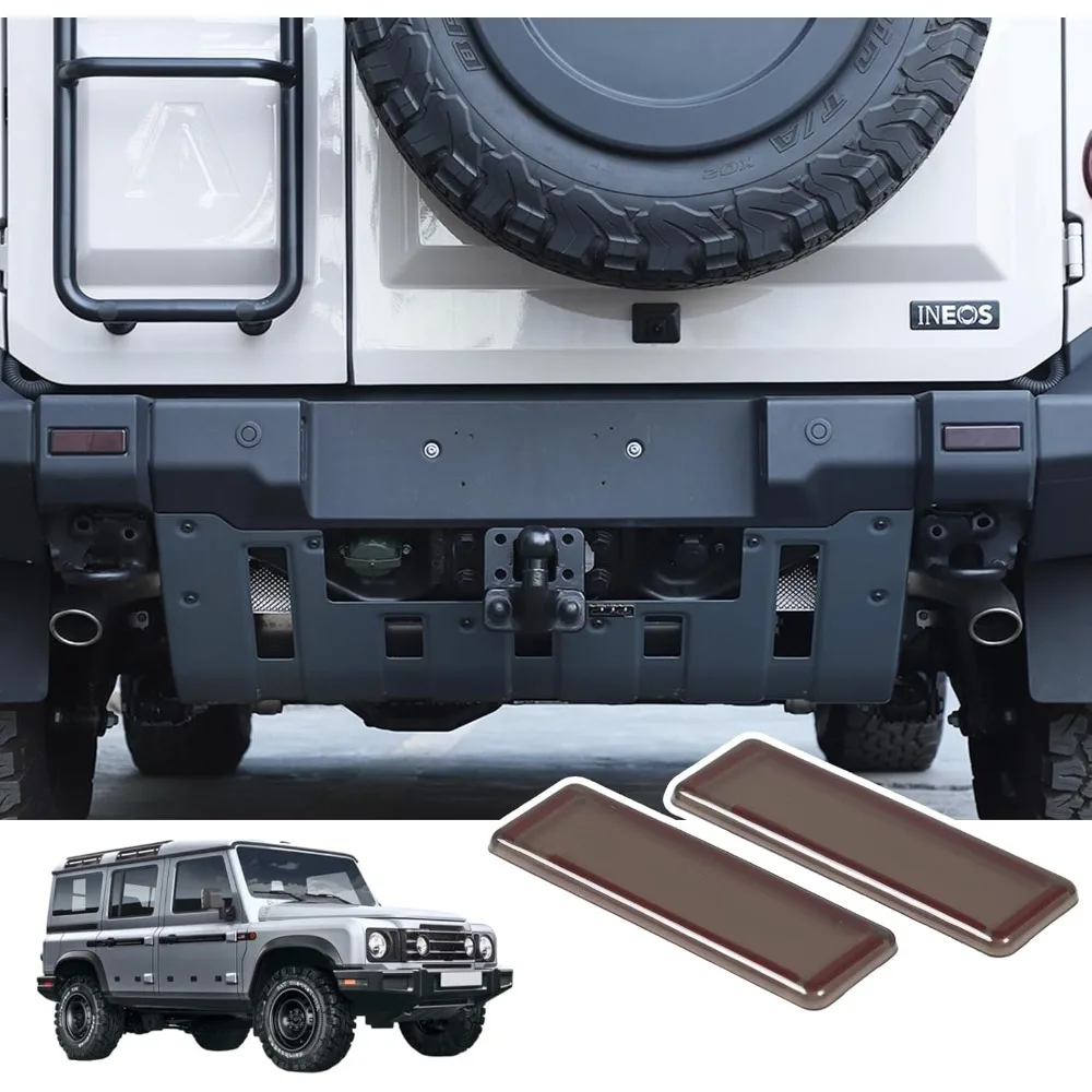 

Автомобильный дымчатый черный абажур, крышка заднего фонаря, совместимая с защитным чехлом ineos grenadier 2020-2024 для дымчатого заднего фонаря