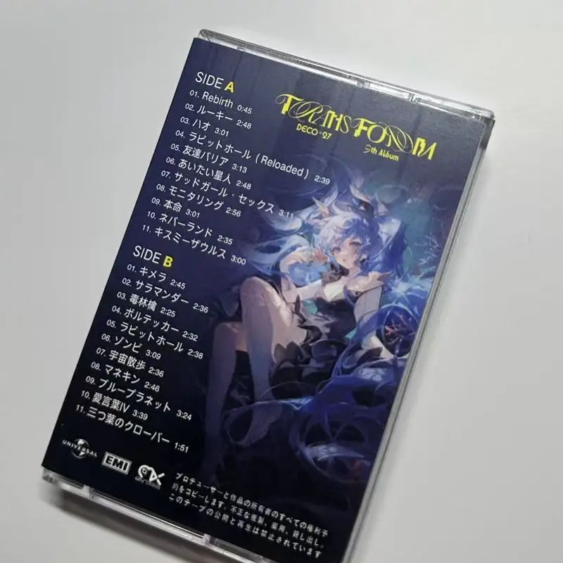 الإلكترونية DECO * 27 هاتسون ميكو الموسيقى الشريط تحويل ألبوم إعادة الميلاد كاسيت تأثيري مسجل وكمان سيارة Soundtracks صندوق الهدايا