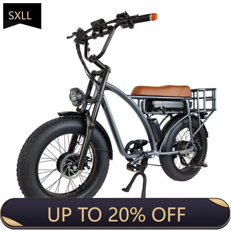 

SXLL High-quality 1000W electric bicycle mountain with 48v lithium battery E fat t