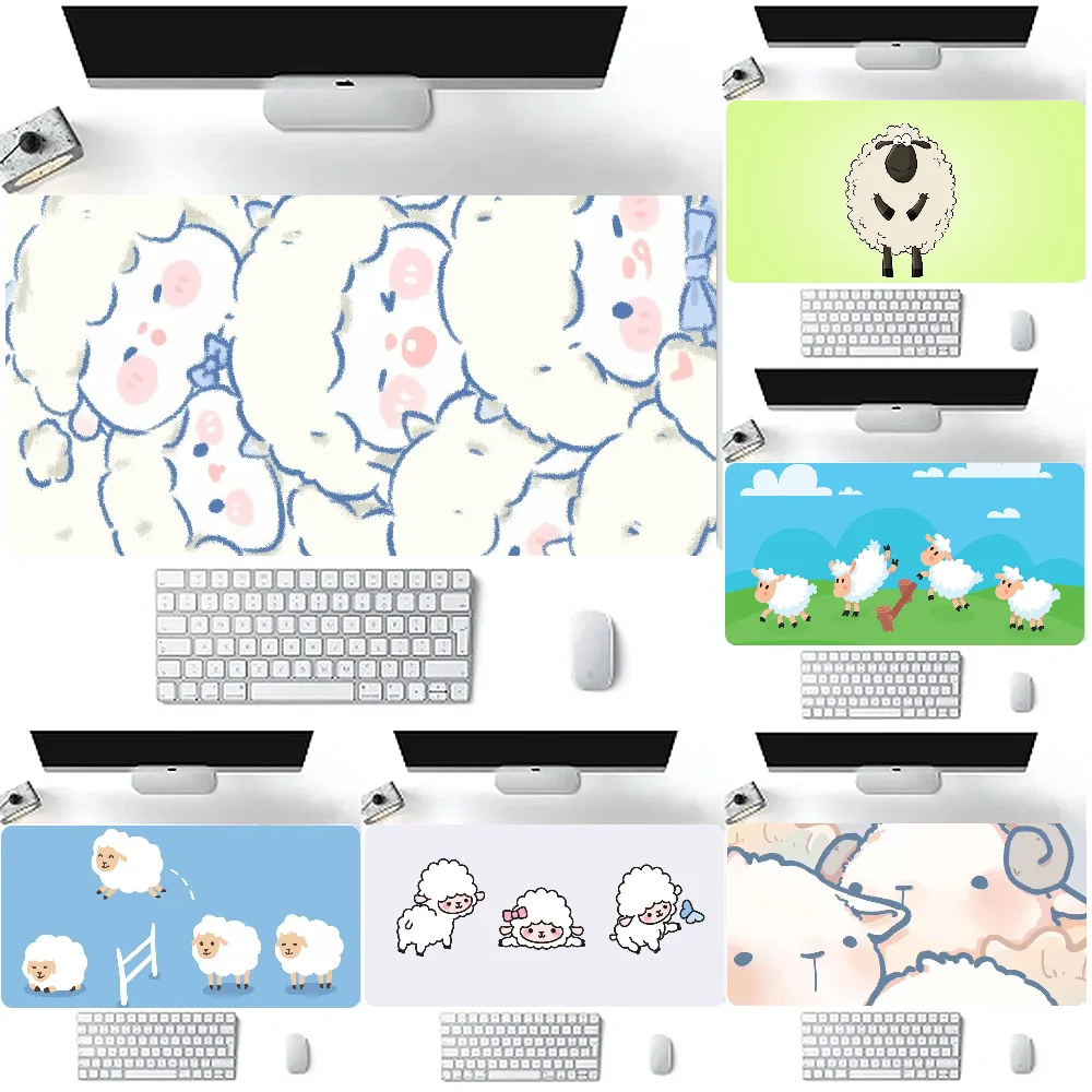 

Cartoon Sheep Mousepad Large Gaming Mouse Pad Compute mouse mat For PC Keyboard Mat