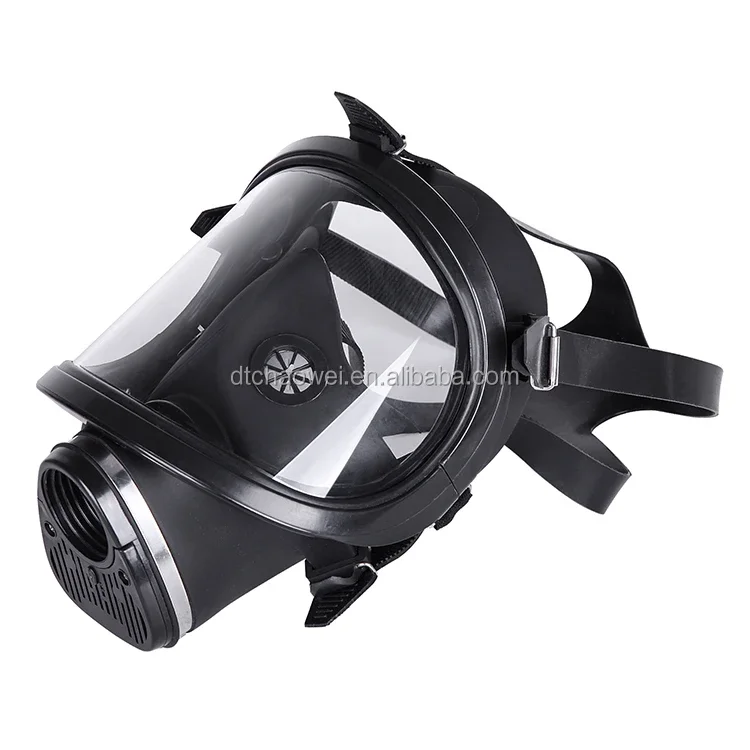 Great Quality Reusable Durable CE FM-302C Full Face Gas Mask with Filter Canister