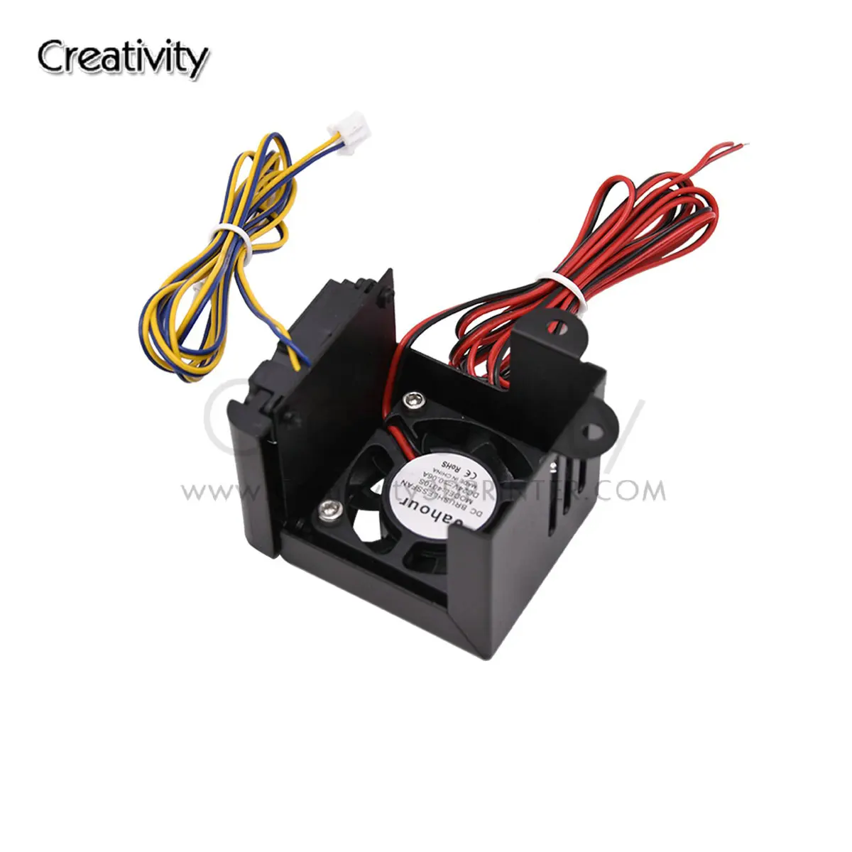 Pièces d'imprimante 3D Hotend CR-10S, couvercle fixe de ventilateur 12V 24V Ender-3, couvercle de Protection de ventilateur, couvercle de ventilateur de refroidissement, tête d'impression