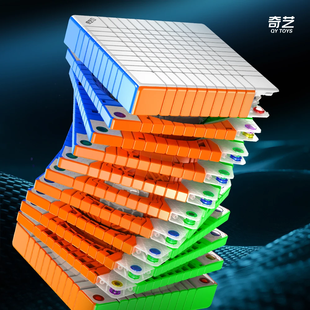 [JudyCube] QIYI 11x11 M 마그네틱 매직 스피드 큐브 전문 Fidget Toys Qiyi 11M Cubo Magico Puzzle
