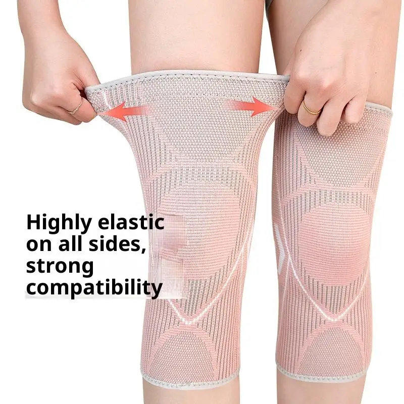 1 Para Ortezy na Kolano Wspierającej Stawy Podczas Zapalenia Stawów, Nylonowe Sportowe Rękawy Kompresyjne, Nakolanniki, Ochraniacze do Jazdy na Rowerze i Biegania