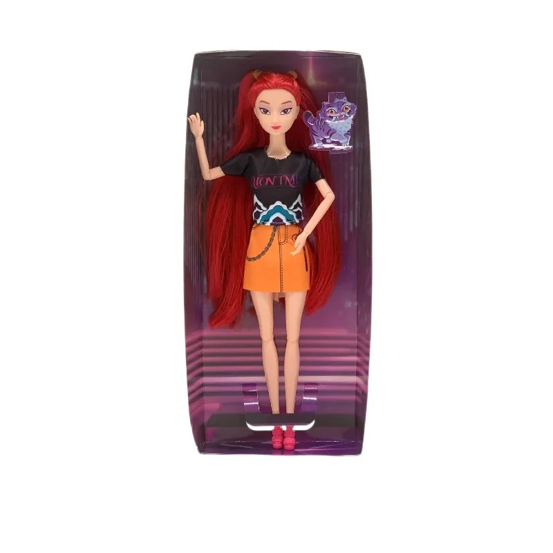 30 cm K-Pop Demon Hunters Anime Kpop Girl Group Cartoon Rumi Zoey Mira Action Figures Figurine in vinile Modello Bambole Ragazze Regalo di Natale