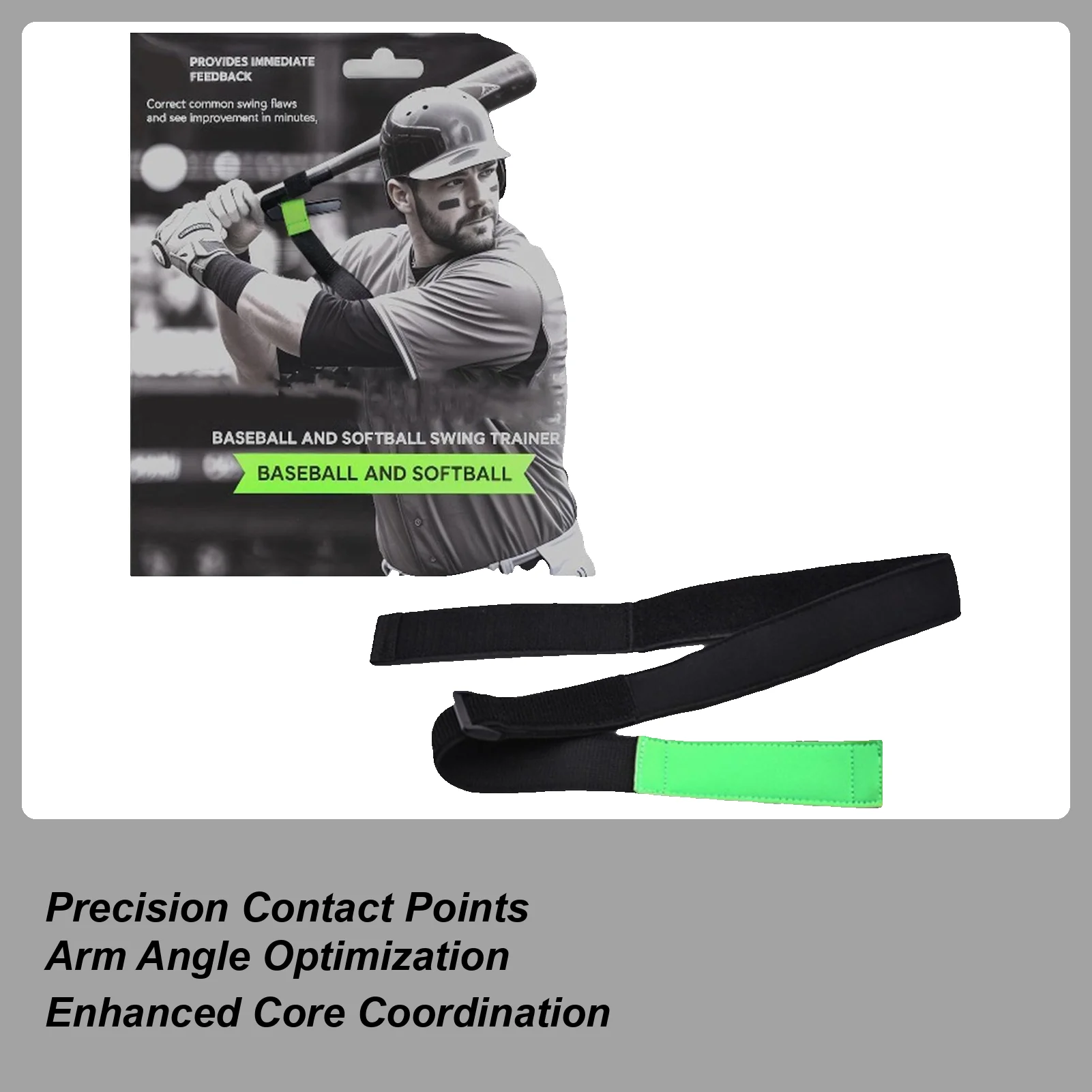 Elastic Baseball Pitching Trainer, Adjustable Arm Training Bands for Youth & Adult Players, Throwing Practice Equipment