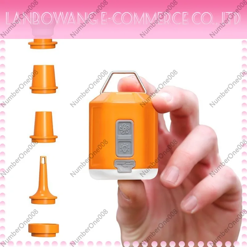 For GIGA PUMP Portable Outdoor Camping Electric Air Pump Inflate Deflate Dual Use for Air Bed Swimming Ring