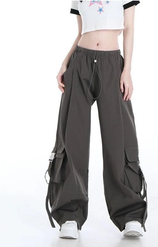 Pantaloni cargo da donna ad asciugatura rapida in tela quattro stagioni impiombati arrampicata funzionale alpinismo poliestere ad asciugatura rapida traspirante Y2K