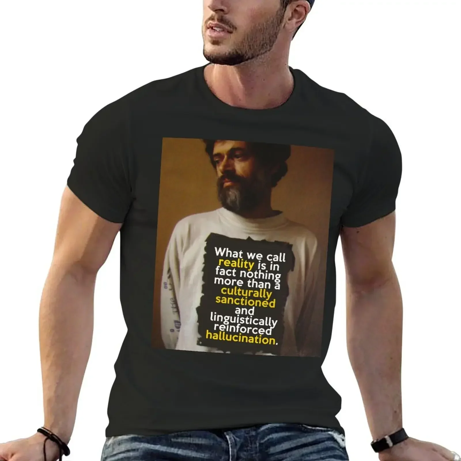 

Terence Mckenna Says 2 T-Shirt graphic tee shirt blanks mens graphic t-shirts pack