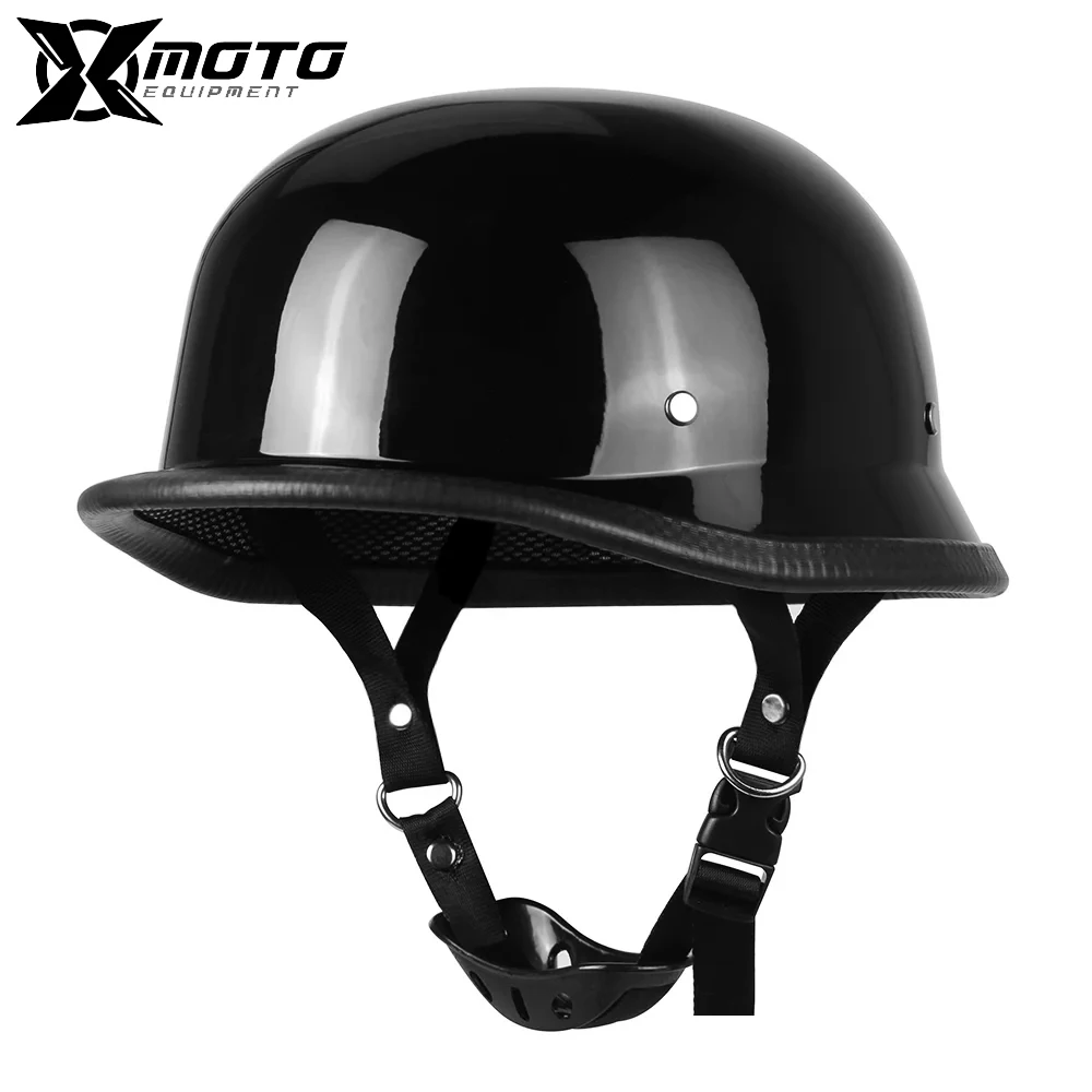 

Motorcycle DOT Certification German Vintage Helmet Half Helmet Retro Casco Moto Motorcycle Open Face Biker Helmet S-XXL