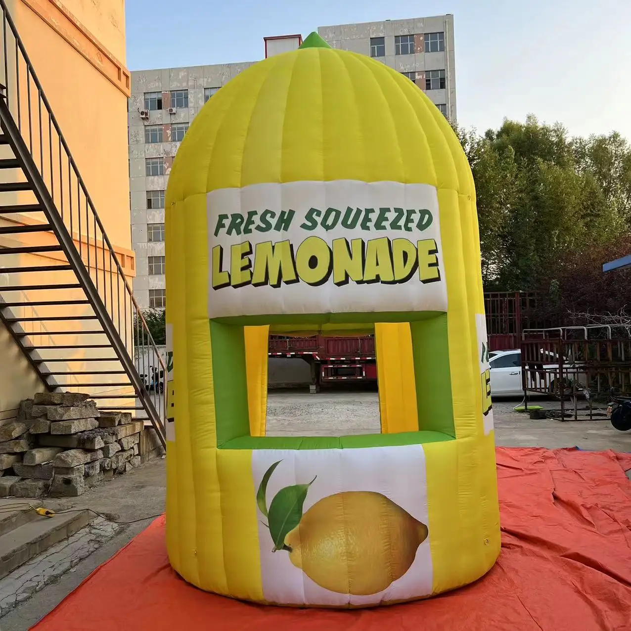 Nadmuchiwane lemoniady stoisko namiot targi licznik sprzedaży Lemon Drink Stand Kiosk stoisko reklamowe na imprezy promocyjne