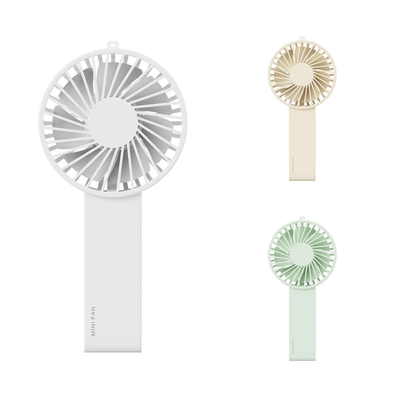 

USB Mini Fan Rechargeable 1200Mah Portable Handheld Fan Lazy Travel Shopping Cooling Mute Fan Air Cooler Fan