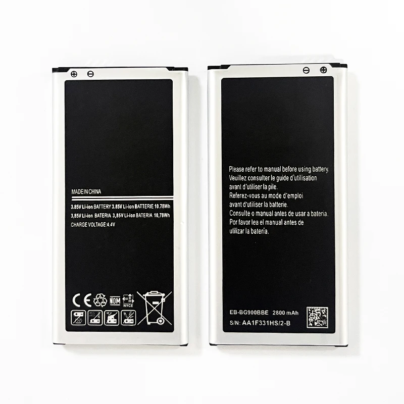 EB-BG900BBE 2800mAh Replacement Battery EB-BG900BBC EB-BG900BBU for Samsung Galaxy S5 SM-G900F/S/ I G9008 G9009D Mobile Phone