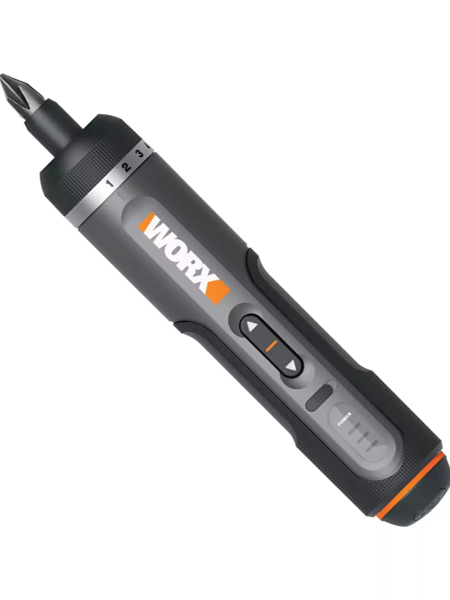 WORX WX242 4V Akumulatorowy wkrętak elektryczny, inteligentny mini zestaw wkrętaków z 7 regulowanymi momentami obrotowymi, bateria 2Ah, USB-C, 30 bitów, do napraw domowych i montażu mebli. — 2
