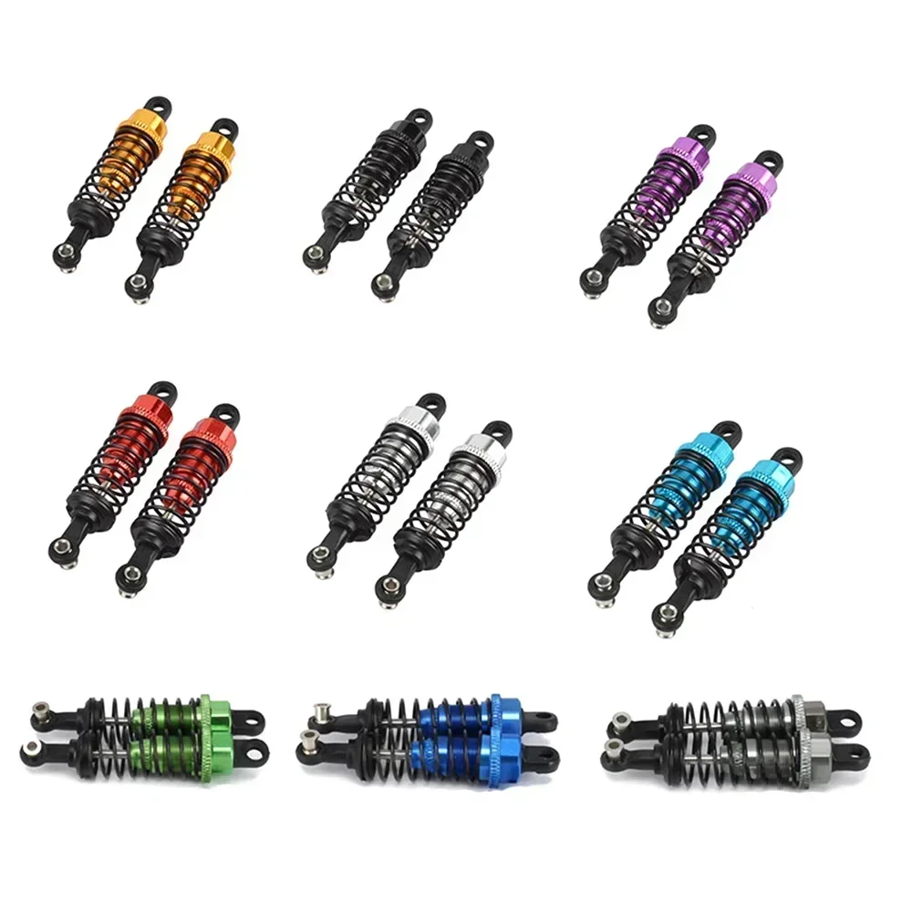 2 Pcs Oil Adjustable 65Mm Shock Absorber Damper for Rc Car 1/18 WLtoys A959 A969 A979 K929 Hpi Hsp Trxs Losi Tamiya