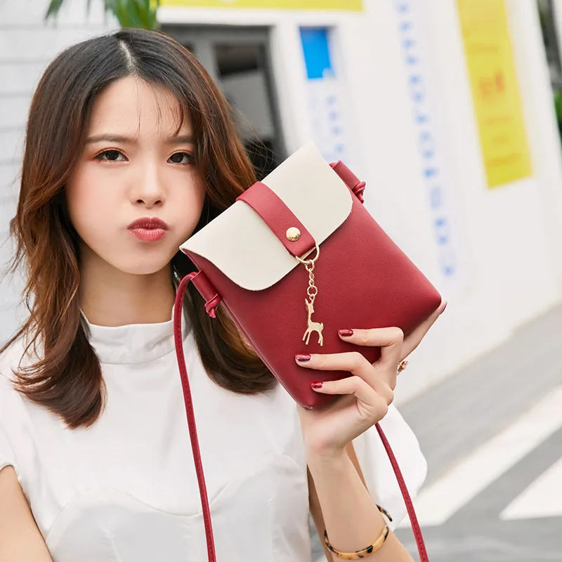 Fashion Small Shoulder Bag for Women Handbags Key Mobile Phone pouch Coin Purse Girls Personality Single Shoulder Crossbody Bag