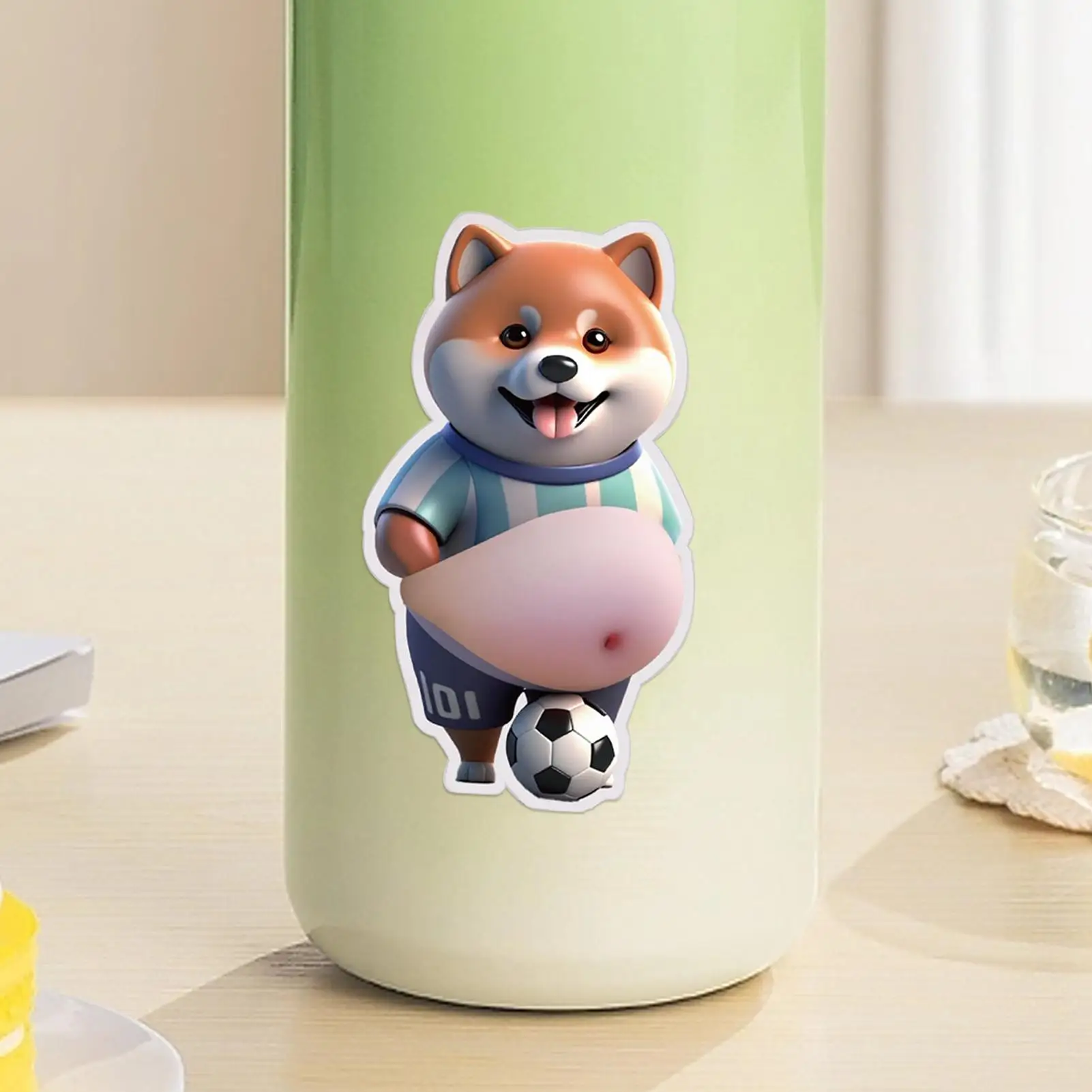 Naklejki 3D do scrapbookingu, pieski z wypukłym brzuchem, upominki na przyjęcia, naklejki dekoracyjne dla dzieci, dziewcząt, nastolatków, dorosłych, upominki na przyjęcia, na telefon